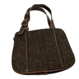 LIZ Claiborne Vintage Brown Tweed Handbag